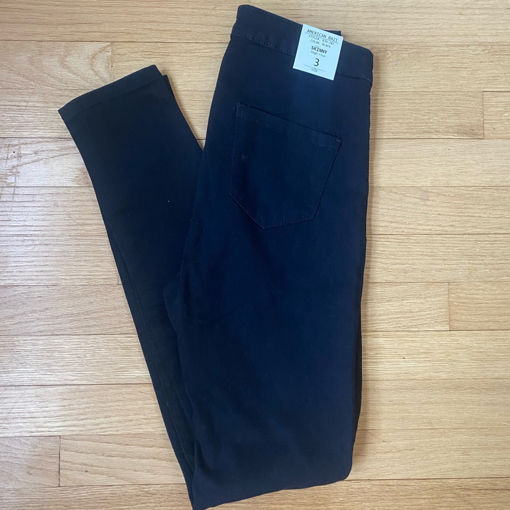 American Bazi Dark Wash Hi-rise Skinny Jeans